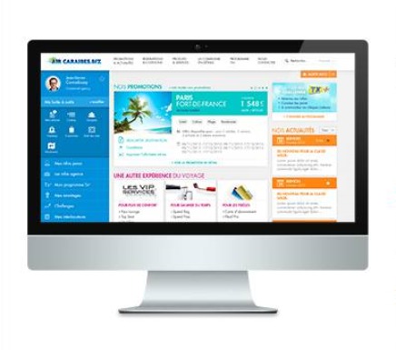 Le nouveau site pro d'Air Caraïbes est plus clair et plus simple d'utilisation - DR : Air Caraïbes