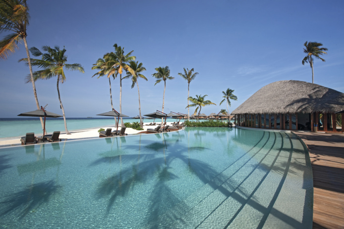 Aux Maldives, le Constance Halaveli est posé sur un très beau lagon (Photo Constance Hotels & Resorts)