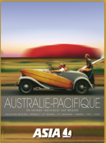 La nouvelle brochure Australie Pacifique - DR : Asia La nouvelle brochure Australie Pacifique - DR : Asia