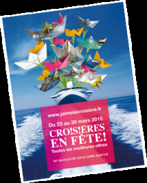 Affiche Croisières en Fête 2015 - DR : CLIA France Affiche Croisières en Fête 2015 - DR : CLIA France