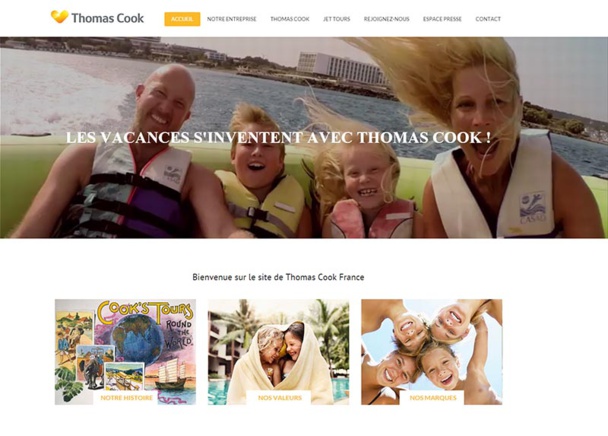 Thomas Cook France : le site corporate fait peau neuve