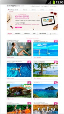 “A new start,” the campaign of Showroomprivé to put the sales of travels at the heart of their marketing strategy - Screen Shot