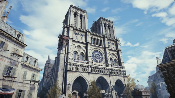 Recréer l'image est le nouveau défi que doit relever le secteur du tourisme. Dans Assassin's Creed Unity d'Ubisoft, la cathédrale Notre Dame de 1789 est ressucitée via la réalité virtuelle. Une nouvelle image, pour un nouveau tourisme ? (c) Ubisoft