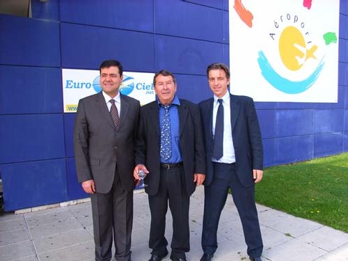 Sylvain AMMAR (New Axis), Philippe SALA (Eurociel); Ruppert SCHMID (Véolia Transports) Sylvain AMMAR (New Axis), Philippe SALA (Eurociel); Ruppert SCHMID (Véolia Transports)