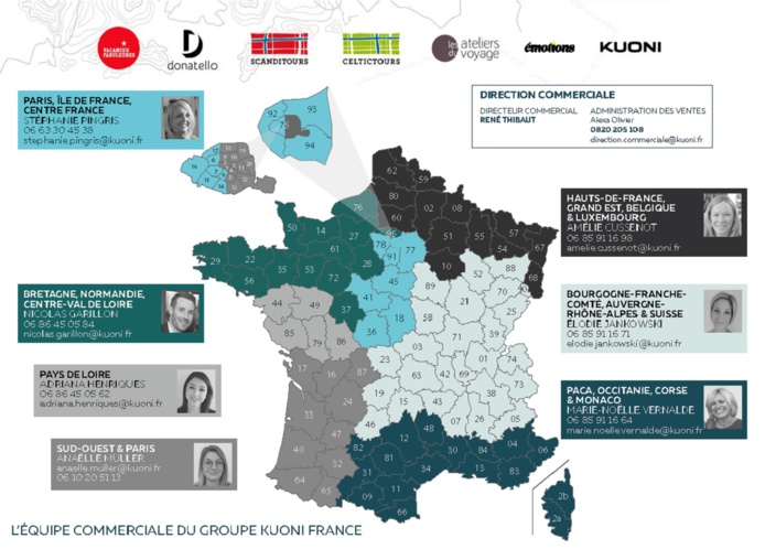 L’équipe commerciale de Kuoni France - DR : Kuoni France