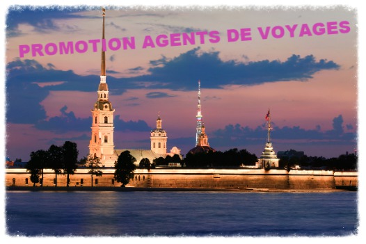 Amslav : tarif spécial agents de voyages pour Saint-Pétersbourg Amslav : tarif spécial agents de voyages pour Saint-Pétersbourg