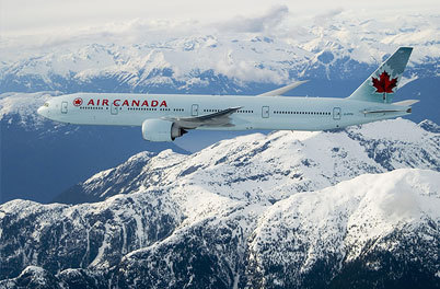 Le vol d'Air Canada a raté son atterrissage en pleine tempête de neige - Photo Air Canada