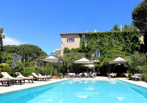 La façade du Mas de Chastelat à Saint-Tropez - Photo DR La façade du Mas de Chastelat à Saint-Tropez - Photo DR