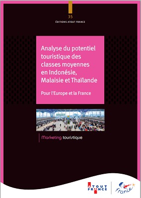 Couverture de l'étude d'Atout France sur le potentiel des marchés d'Asie du Sud-Est - DR : Atout France Couverture de l'étude d'Atout France sur le potentiel des marchés d'Asie du Sud-Est - DR : Atout France
