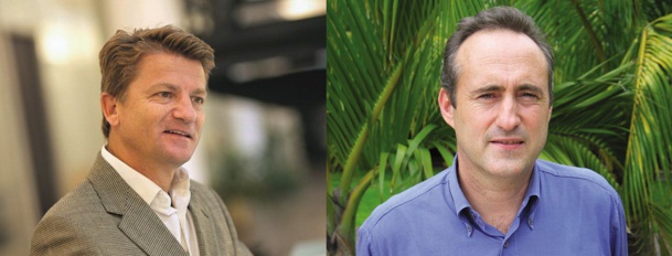 Gilbert Espitalier Noël (à gauche) est nommé PDG de Beachcomber et François Venin (à droite) va devenir Directeur Commercial du groupe le 1er juillet 2015 - Photos DR Gilbert Espitalier Noël (à gauche) est nommé PDG de Beachcomber et François Venin (à droite) va devenir Directeur Commercial du groupe le 1er juillet 2015 - Photos DR