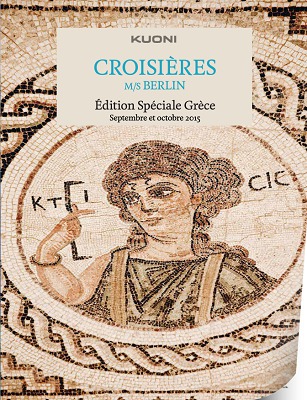 Couverture de la brochure des croisières en Grèce de Kuoni - DR : Kuoni