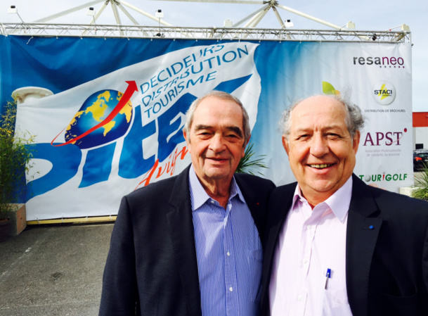 Georges Colson et Jean-François Alexandre sur le DITEX - Photo JdL Georges Colson et Jean-François Alexandre sur le DITEX - Photo JdL
