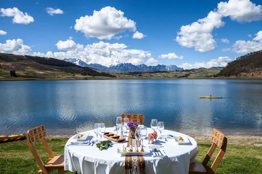 Déjeuner privé dans la vallée sacrée, au Pérou (©Voyages confidentiels) Déjeuner privé dans la vallée sacrée, au Pérou (©Voyages confidentiels)
