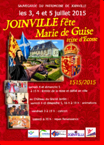 Joinville fête les 500 ans de la future reine d’Écosse, Marie de Guise Joinville fête les 500 ans de la future reine d’Écosse, Marie de Guise