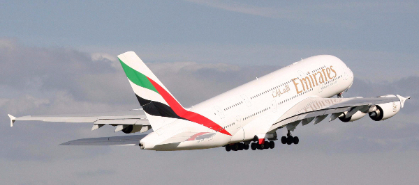 L'A380 configuré en bi-classe peut accueillir jusqu'à 615 passagers - DR : Emirates