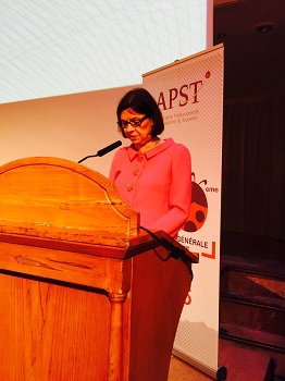 Alix Philipon est la trésorière de l'APST - Photo J.D.L. Alix Philipon est la trésorière de l'APST - Photo J.D.L.