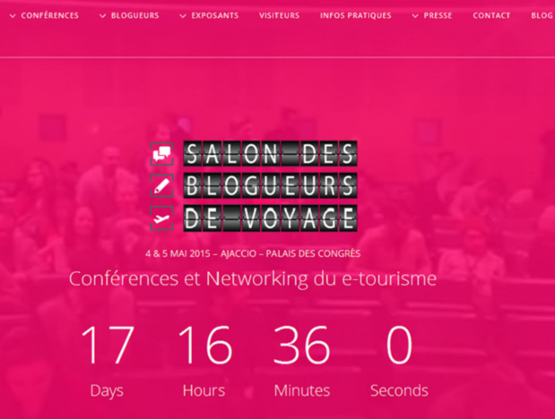 La 2e édition du Salon des Blogueurs Voyage aura lieu à Ajaccio les 4 et 5 mai prochain.