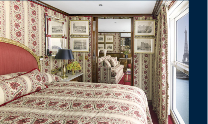 Dans les cabines, les assortiments de couleurs sont soigneusement étudiés (Photo Uniworld) Dans les cabines, les assortiments de couleurs sont soigneusement étudiés (Photo Uniworld)