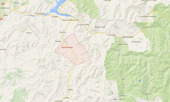 Les débris seront entreposés dans un hangar à Seyne-les-Alpes - DR : Google Maps Les débris seront entreposés dans un hangar à Seyne-les-Alpes - DR : Google Maps