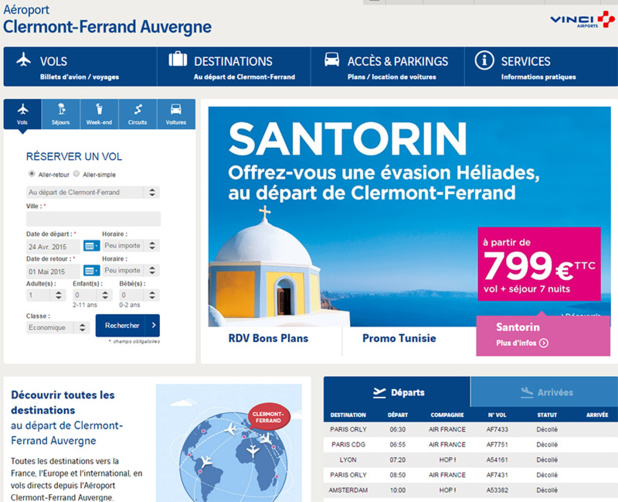 DR : Capture d'écran Clermont Ferrand Auvergne DR : Capture d'écran Clermont Ferrand Auvergne