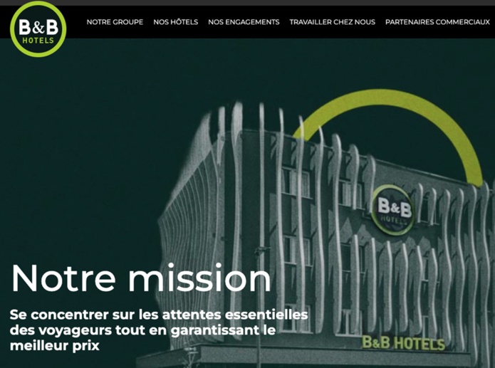Digital.green a éco-conçu le site B&B Hotels  - DR