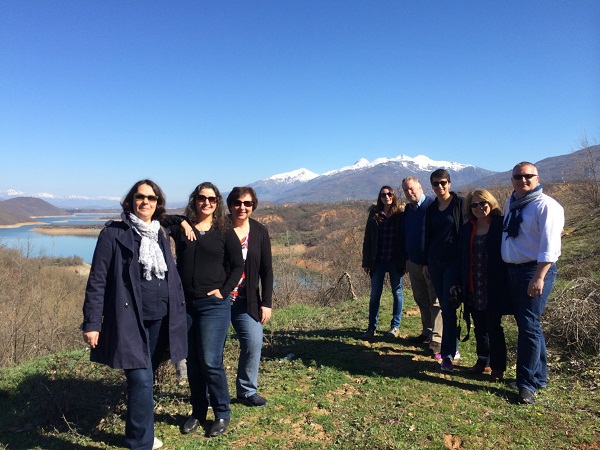 Les représentants des voyagistes au parc Mavrovo en macédoine - DR : OT de Macédoine