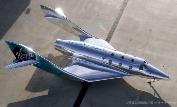 Le VSS Imagine le nouveau vaisseau de Virgin Galactic - Photo Virgin Galactic Le VSS Imagine le nouveau vaisseau de Virgin Galactic - Photo Virgin Galactic