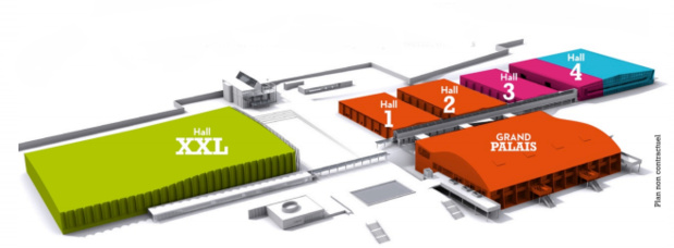 Le salon se tiendra sur un espace de 38 000 m² divisé en 6 parties - DR : Serbotel