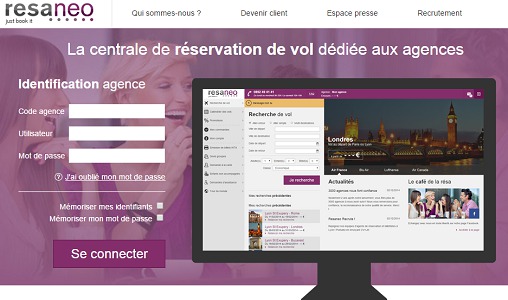 Resaneo propose la modification des billets de toutes les compagnies aériennes, même les low-cost - Capture d'écran Resaneo propose la modification des billets de toutes les compagnies aériennes, même les low-cost - Capture d'écran