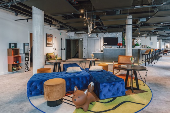 Le lobby chic et cosy de l'établissement situé à Paris Gare de Lyon. ©Appart'City