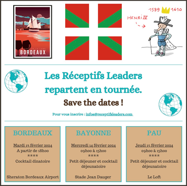 Roadshow dans le Sud-Ouest © Réceptifs Leaders Roadshow dans le Sud-Ouest © Réceptifs Leaders