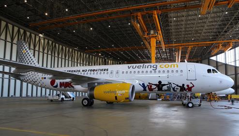 Vueling équipe ses avions de prises électriques dans le cadre d'un partenariat avec Pepsi - Photo : Vueling Vueling équipe ses avions de prises électriques dans le cadre d'un partenariat avec Pepsi - Photo : Vueling
