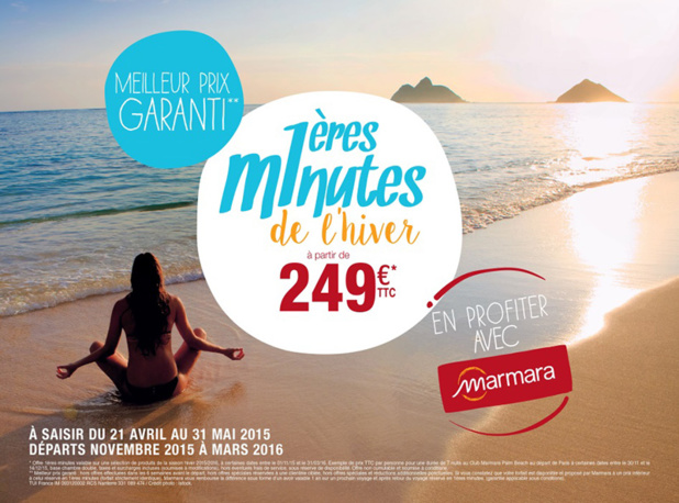 Marmara : ouverture des ventes de l'hiver 2015-2016