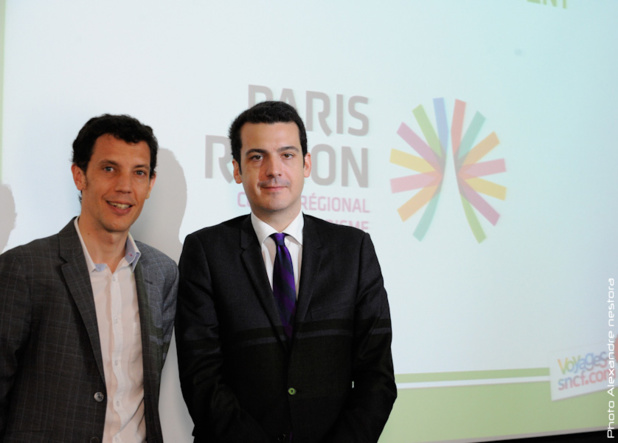 Franck Gervais, le directeur général de Voyages-sncf.com et François Navarro, le directeur général du CRT - Photo A Nestora Franck Gervais, le directeur général de Voyages-sncf.com et François Navarro, le directeur général du CRT - Photo A Nestora