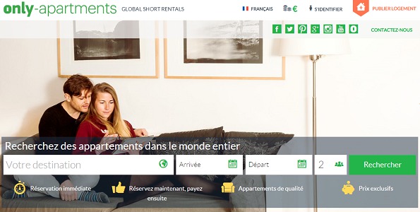 Only-Apartments enrichit son offre avec 500 nouvelles adresses - Capture d'écran Only-Apartments enrichit son offre avec 500 nouvelles adresses - Capture d'écran