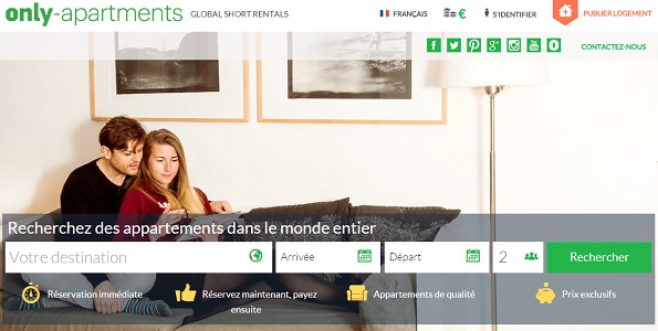 Only-Apartments enrichit son offre avec 500 nouvelles adresses - Capture d'écran