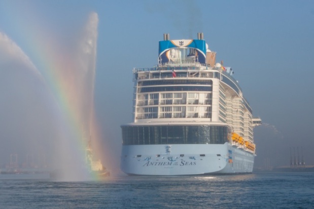 Royal Caribbean : l'Anthem of the Seas a été baptisé à Southampton