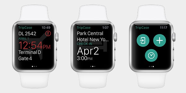 Le GDS Sabre rend son application mobile Tripcase disponible sur Apple Watch.