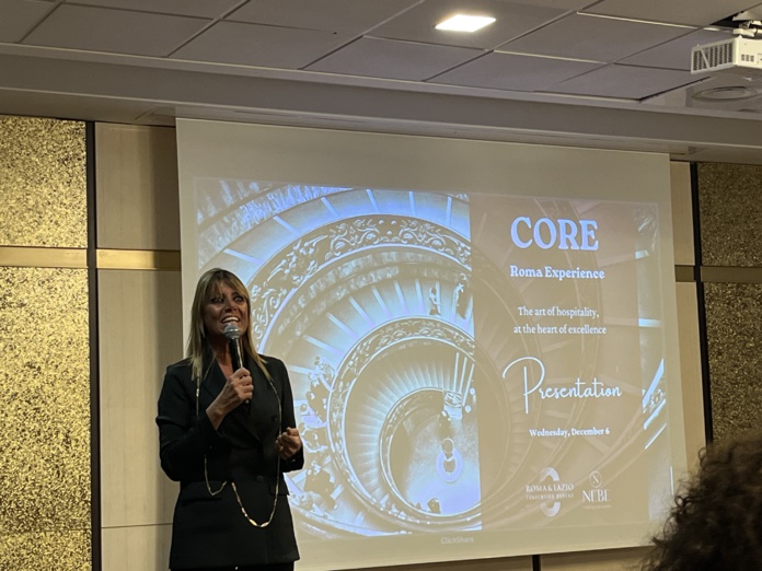 Présentation de l’opération «&nbsp;Core, Rome expérience&nbsp;» au Majestic Barrière pendant l’ILTM (PB)