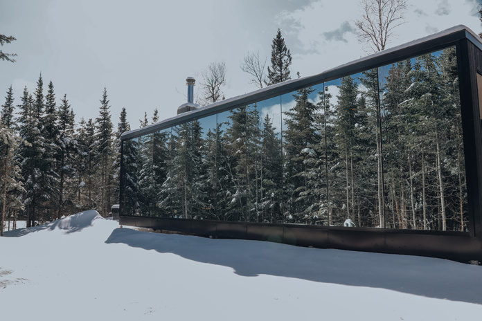 Réflexion Maisons Miroirs © Zacharie Beaudoin