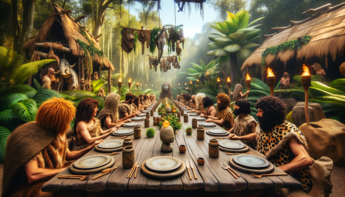 Dîner Préhistorique - Photo : ©Pepita Dîner Préhistorique - Photo : ©Pepita