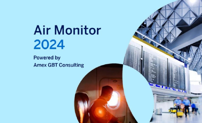 Selon Air Monitor 2024 d'Amex GBT, les tarifs aériens vont se stabiliser en 2024 - Photo Amex BGT