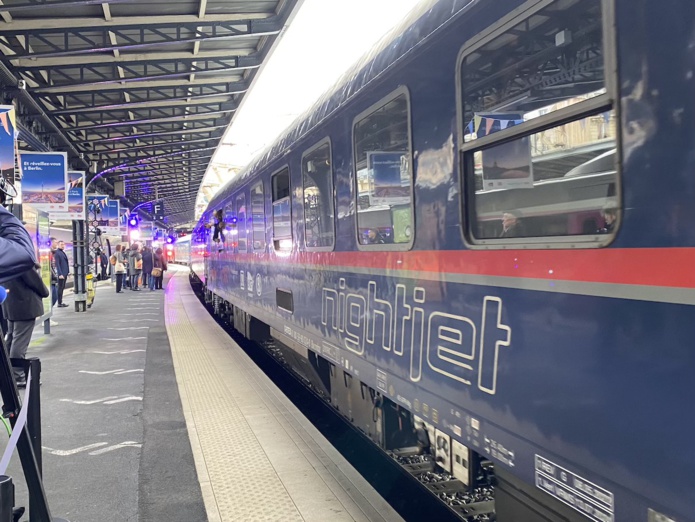 Cette nouvelle ligne Nightjet relie Berlin et Vienne à Paris mais aussi Berlin et Vienne à Bruxelles - AB