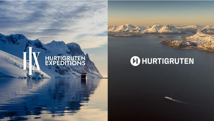 Hurtigruten et HX font évoluer leur identité de marque