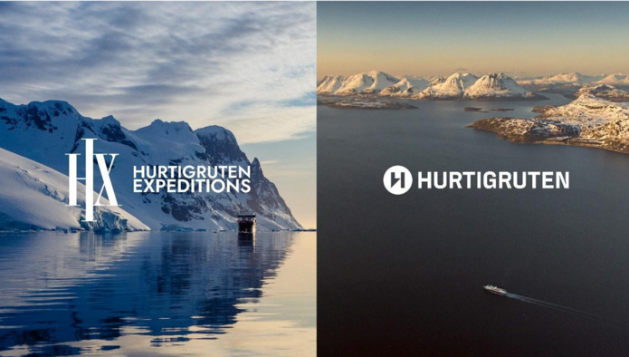Hurtigruten et HX - Photo : © Hurtigruten Group Hurtigruten et HX - Photo : © Hurtigruten Group