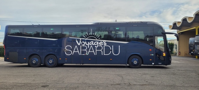 Sabardu a investi dans 12 nouveaux autocars, des Volvo 9900 qui roulent aux biocarburants - DR : A.B.