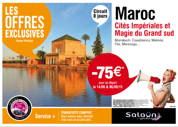 Salaün Holidays publie ses "Offres Exclusives" Salaün Holidays publie ses "Offres Exclusives"