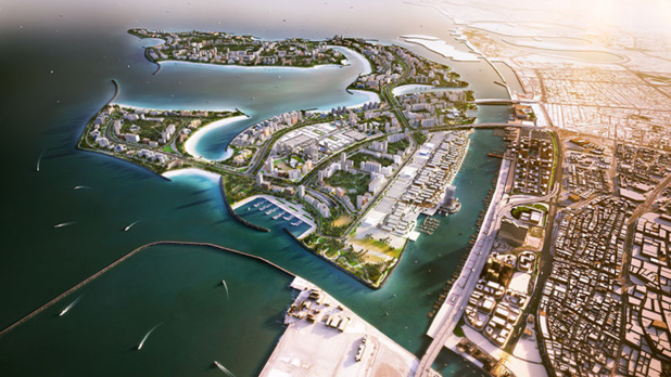 Le projet Palm Deira, à Dubaï.  - Photo DR