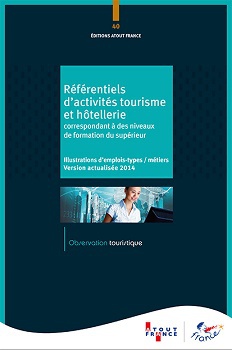 Couverture du nouveau guide des "Référentiels d'activités Tourisme et Hôtellerie" - DR : Atout France