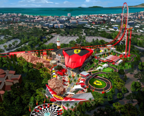 PortAventura : pose de la 1ère pierre de FerrariLand PortAventura : pose de la 1ère pierre de FerrariLand